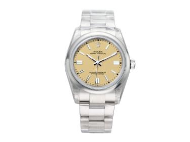 Oyster Perpetual 36 Stainless Steel with Beige Dial 2025
