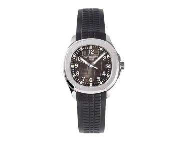 Aquanaut Stainless Steel with Black Dial (38mm)