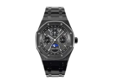Royal Oak 'Perpetual Calendar' Ceramic with Black Dial (41mm)