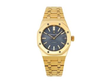 Royal Oak Yellow Gold with Blue Dial (37mm)