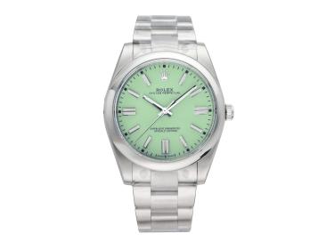 Oyster Perpetual 41 Stainless Steel with Pistachio Dial 2025