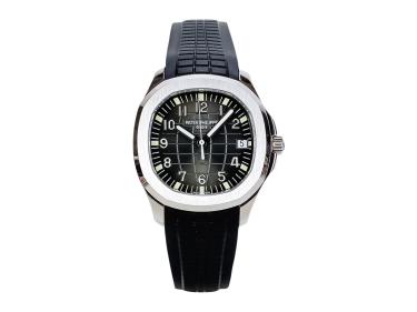 Aquanaut Stainless Steel with Black Dial (40mm)